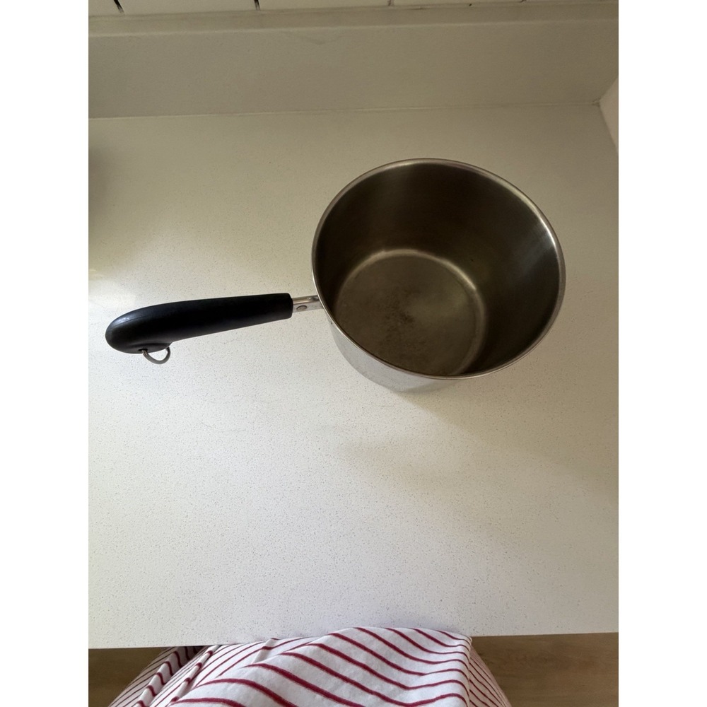 Revere Ware 1801 3 Qt  Stainless Sauce Pan No Lid 86-D Korea